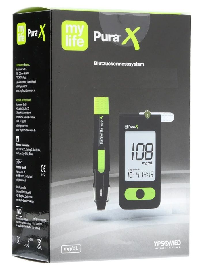 MYLIFE Pura Blutzucker Messsystem mg/dl Autocod.